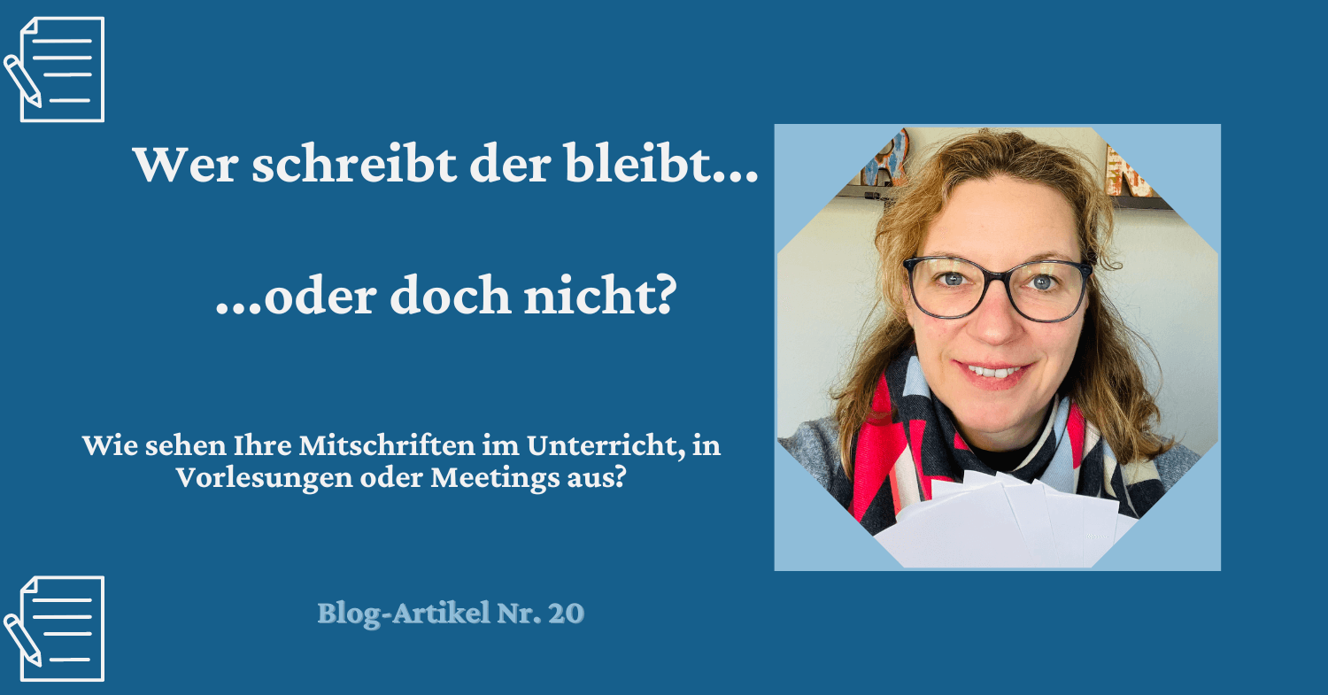 mitschreiben im unterricht lerncoaching blog